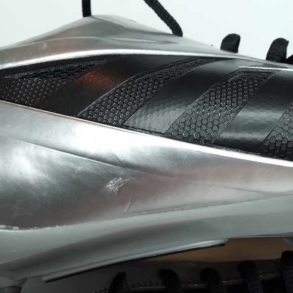 Nike Vapor Pro Football Cleats Men's Size 13.5 Style#511342-010 Black/Silver - Picture 10 of 12